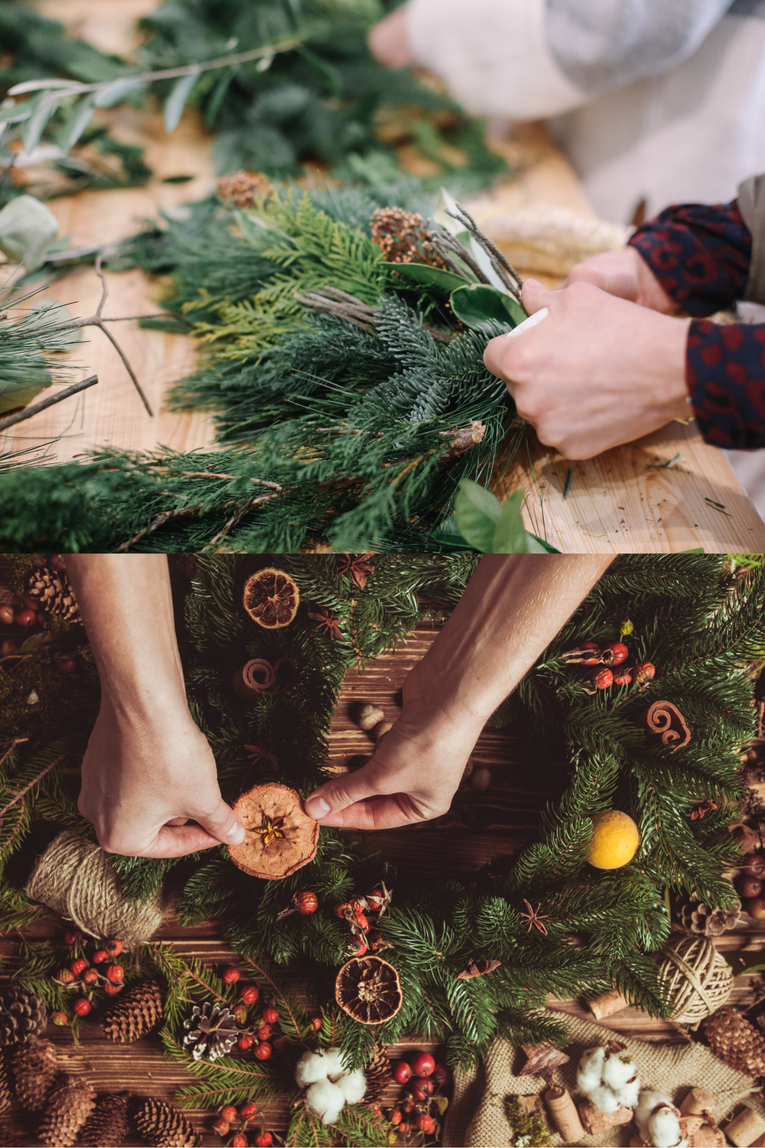 Wreath Making with Vicky, 30th November 1pm - 4pm &amp; Sunday 1st December 1pm - 4pm.